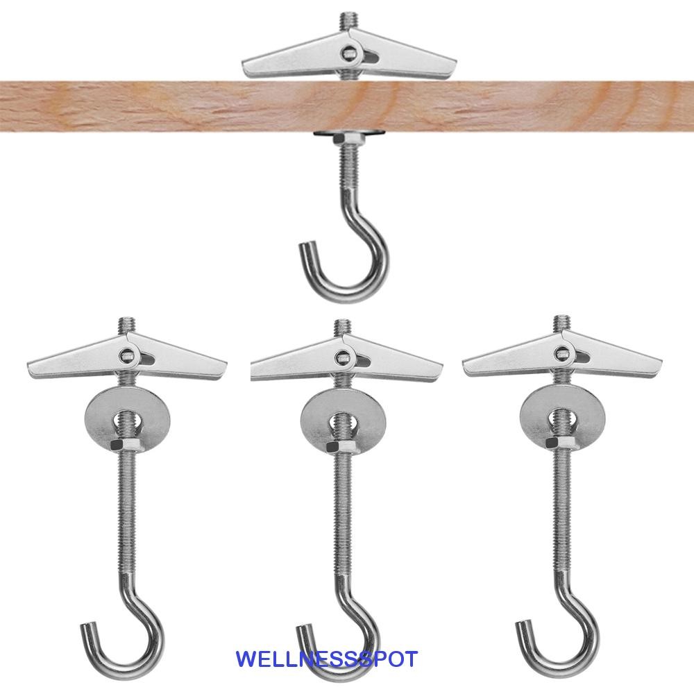 Wellnessspot ตะขอติดผนังเหล็กคาร์บอน 5/10 ชิ้นแขวนพืช Cavity Plasterboard Bolts แขวน