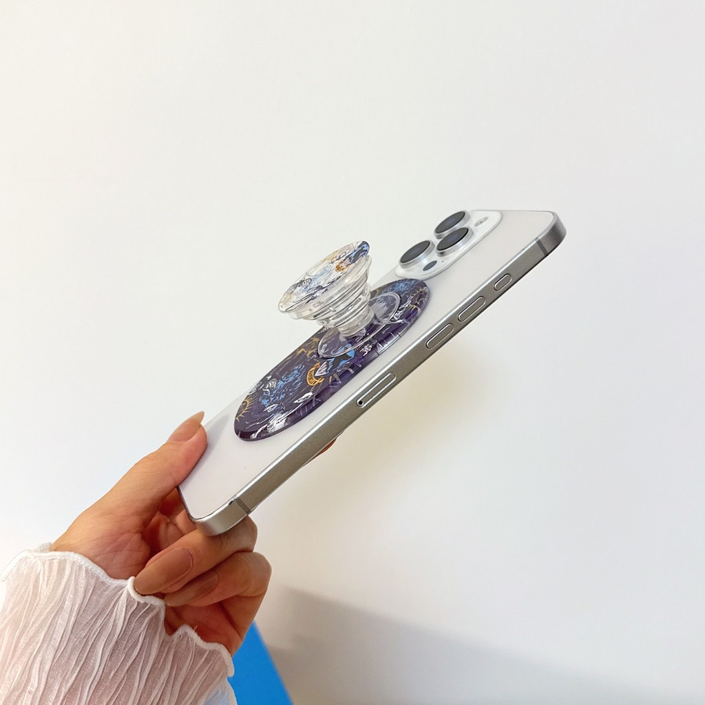 Magnetic Attraction ที่วางโทรศัพท์รูปไข่ที่ไม่ซ้ํากัน Harry Potter ทองงูรูปแบบสําหรับ Magsafe โทรศัพท์มือถือกรณีแท็บเล็ตโทรศัพท์มือถือ Kickstand Anti-drop PC Bracket - รูปที่ 3