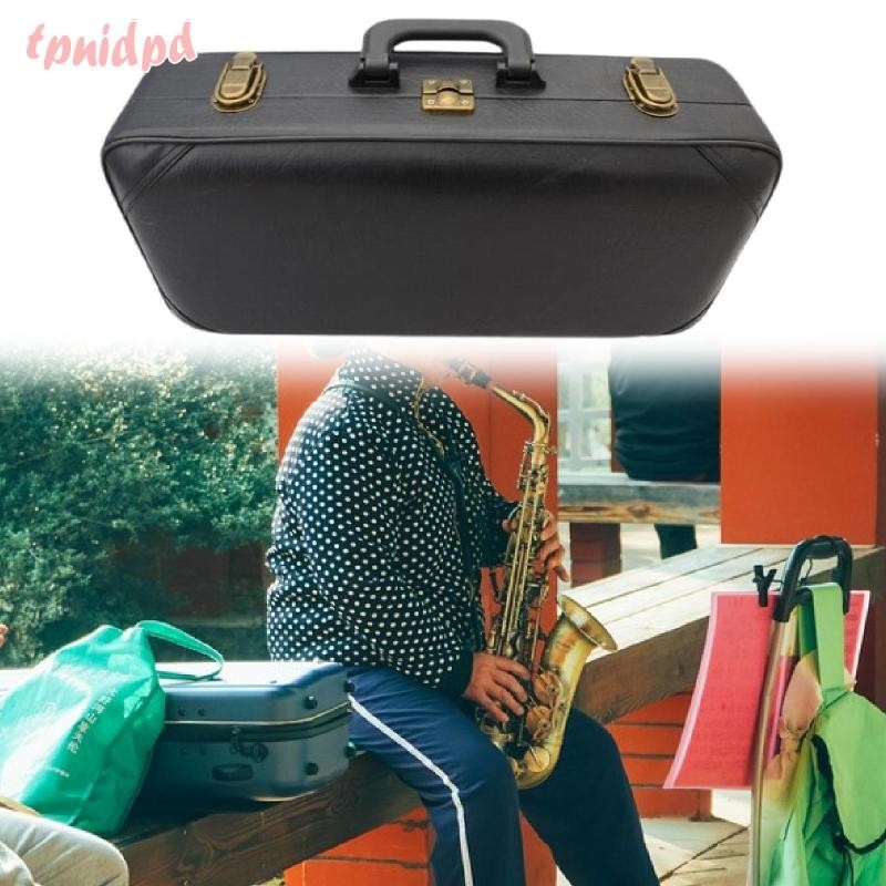 [tpnidpd] Alto Saxophone Case Carrying Handle Storage Bag for Travel Performance Stage