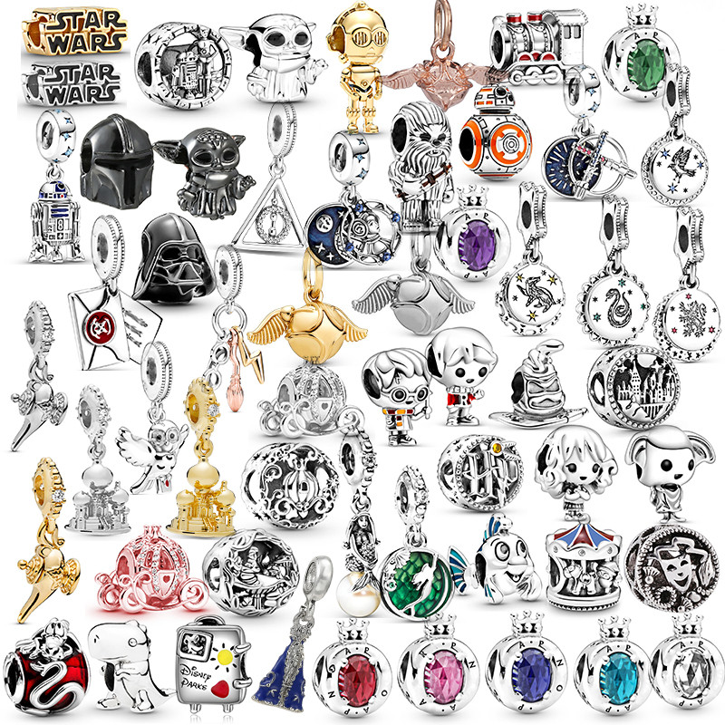 โลหะผสมการ์ตูนอะนิเมะภาพยนตร์ สินค้า ทําเอง หลวมลูกปัดทําผู้ชายผู้หญิงสร้อยข้อมืออุปกรณ์เสริมอุปกรณ์เสริมแฟชั่น