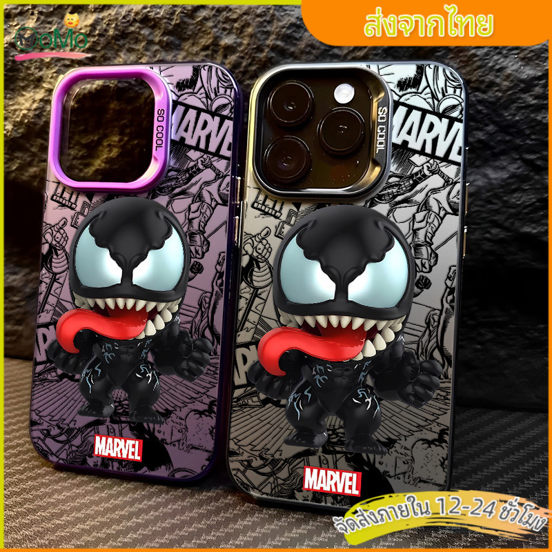poison เคสไอโฟน 11 13 กันกระแทก ตลก สไปเดอร์แมน กรณีมือถือ สำหรับ iPhone15plus 16 promax 14 12mini XR/XSMax 7 8 SE2020 ราคา ถูกที่สุด ดีลบีเคเค แกลเลอรีภาพที่ 7