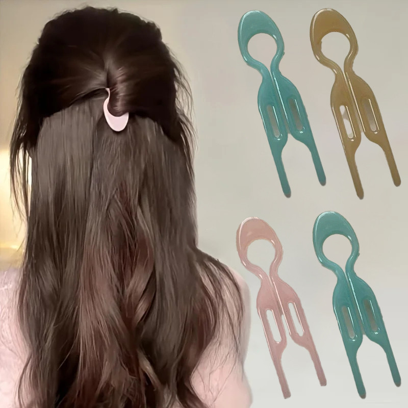 Xiaoyu Hairpin Womens Daily Ball Head U-shaped Disc Hair Artifact Multi-functional Hairpin