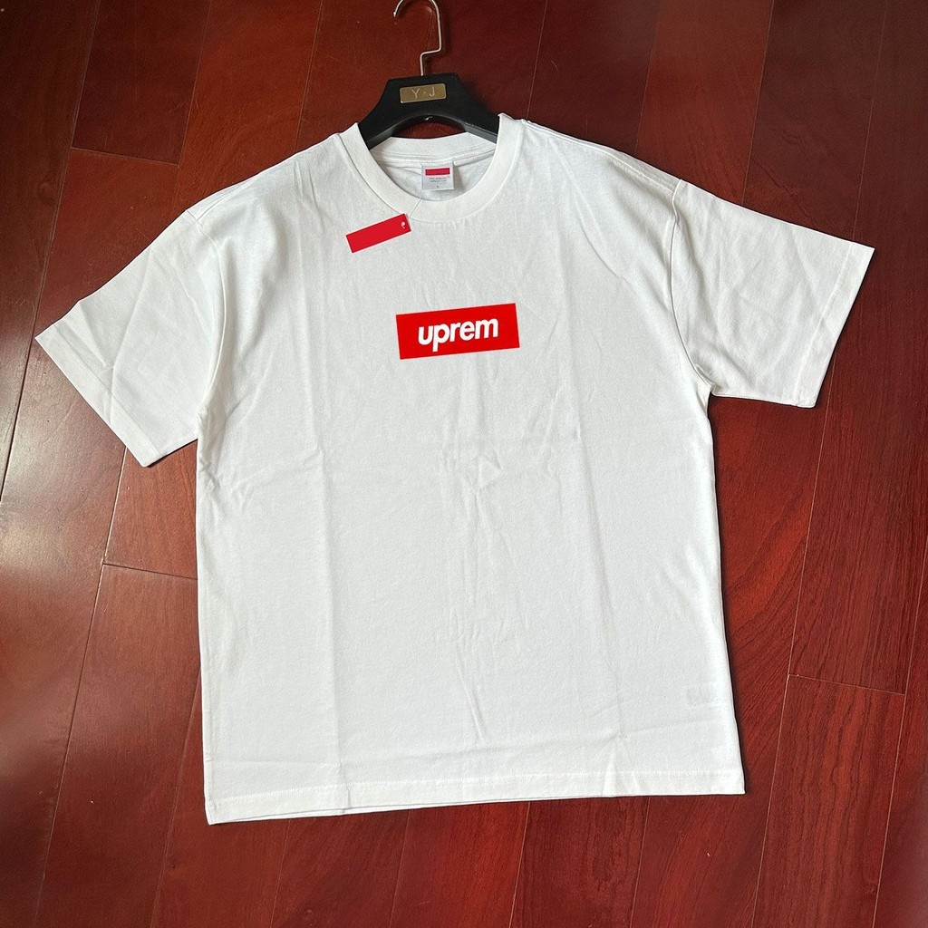 เสื้อยืดผู้ชาย SS23 Week 1 West Hollywood Box Logo Tee White