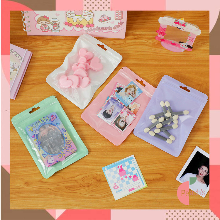 PEACHs - 6590 Cute Ziplock Plastic / Mini Packaging for ของที่ระลึก