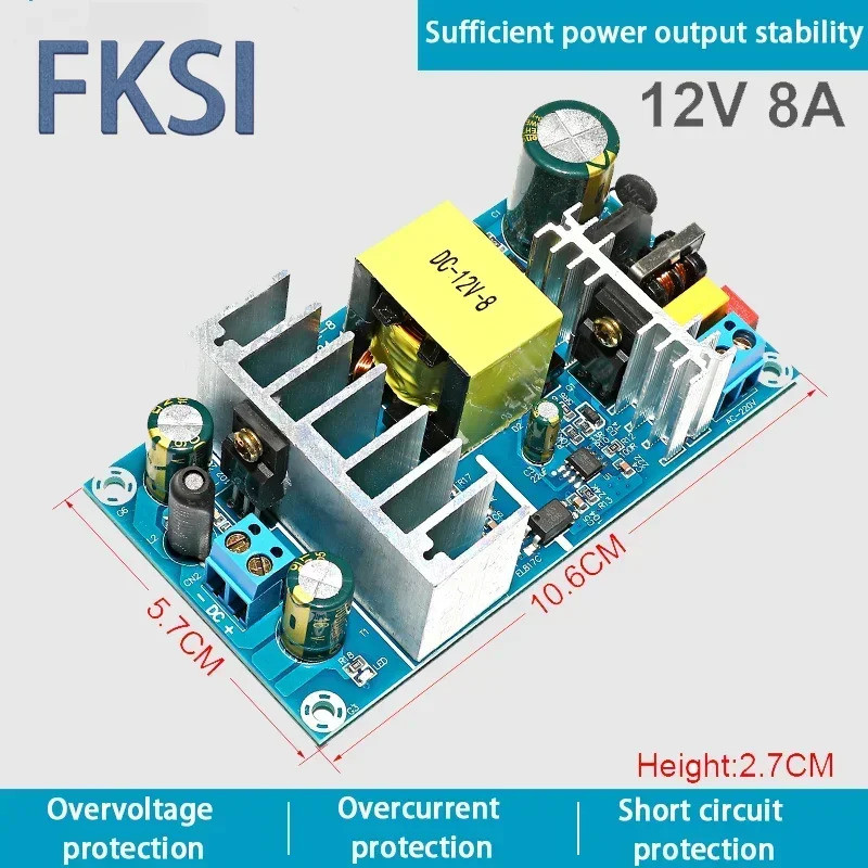 AC-DC 85-265V ถึง 12V 24V 36V 48V Step Down Transformer แหล่งจ่ายไฟ 1A 2A 4A 6A 7A 9A Switching Power โมดูล Bare Board