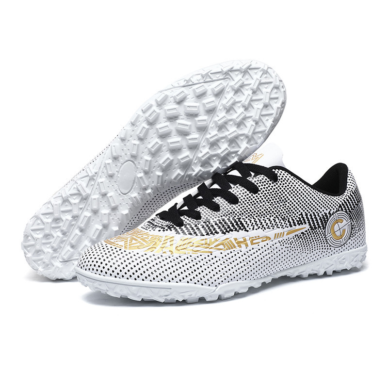 Mens Football Cleats สำหรับสนามหญ้า TF/FG ไม่ลื่น พิมพ์ดีไซน์ D6O7DO