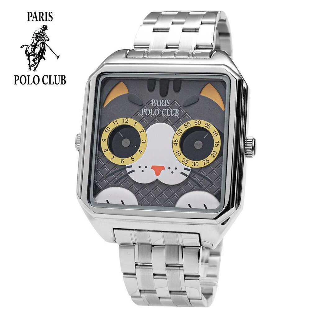 Paris Polo Club PPC-220902 นาฬิกาข้อมือผู้หญิง Paris Polo นาฬิกาปารีส โปโล สุดหรู ประกันศูนย์ไทย1ปีพร้อมสายหนัง 1ชุด