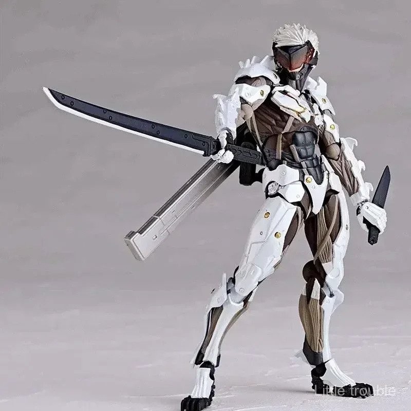 ฟิกเกอร์โลหะเกียร์ Kaiyodo The Ocedo Yamaguchi 140 Ex Mgs Raiden Metal Gear Rising Rising Thunder ขอ