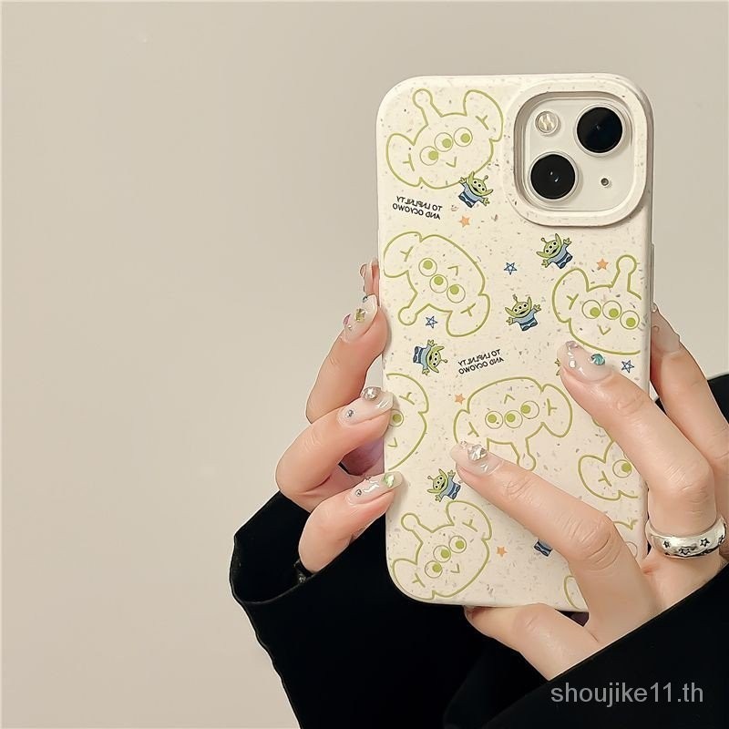 เคสโทรศัพท์มือถือนิ่ม เป็นมิตรกับสิ่งแวดล้อม ลายข้าวสาลีสามตา สําหรับ Iphone Apple 15promax 13 12 14 xr xs HF5K