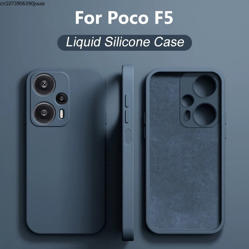 Poco F5 PocoF5 Pro เคส ของแท้ ซิลิโคนนิ่ม กันกระแทก สําหรับ Xiaomi Poco F5 F5Pro