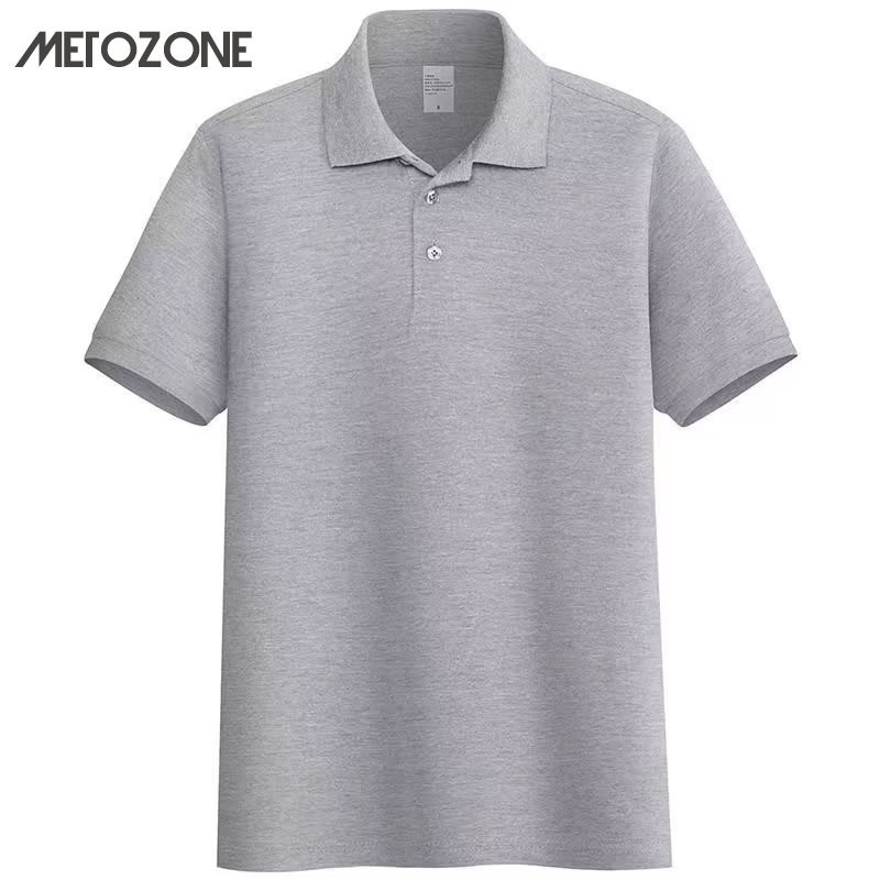 Metozone เสื้อโปโล แขนสั้น ทรงหลวม สไตล์ญี่ปุ่น ฮาราจูกุ แฟชั่นฤดูร้อน