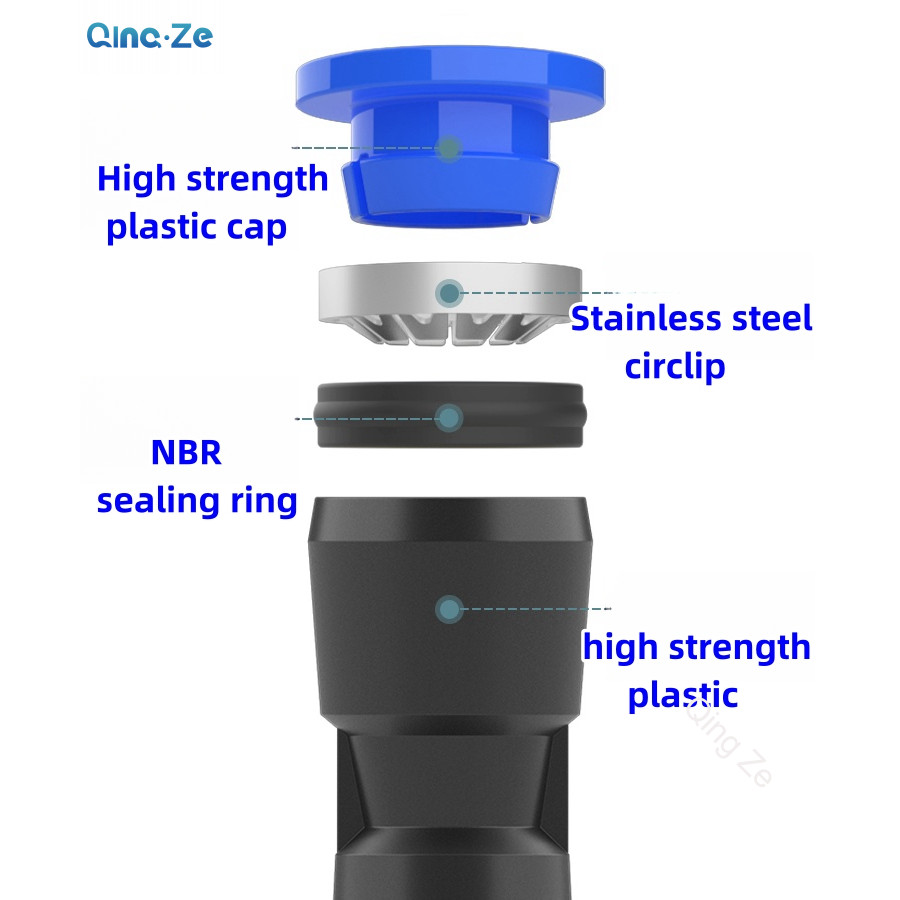 ข้อต่อท่ออากาศนิวเมติก PG 4 มม. 6 มม. 8 มม. 10 มม. 12 มม. 14 มม. 16 มม. - รูปที่ 2
