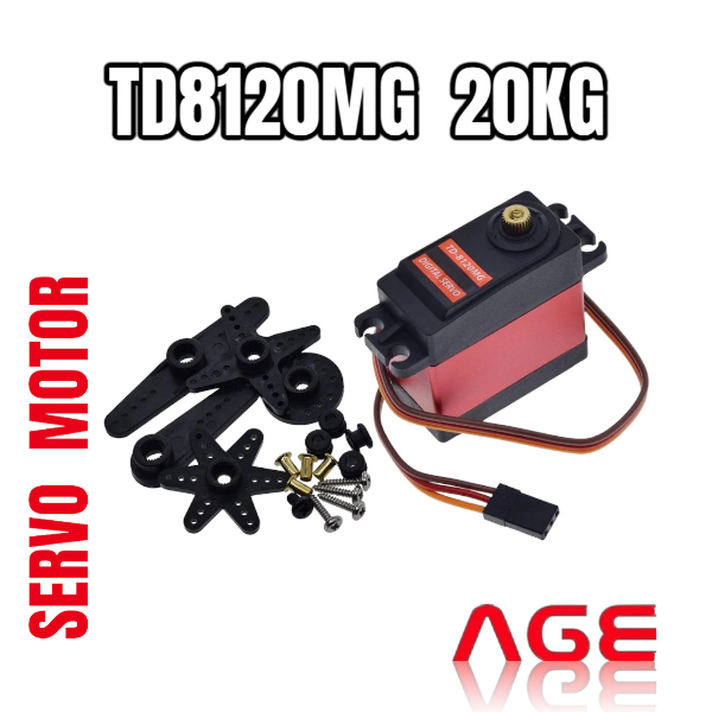 TD8120MG Servo Motor 180 degree แรงบิด 20kg