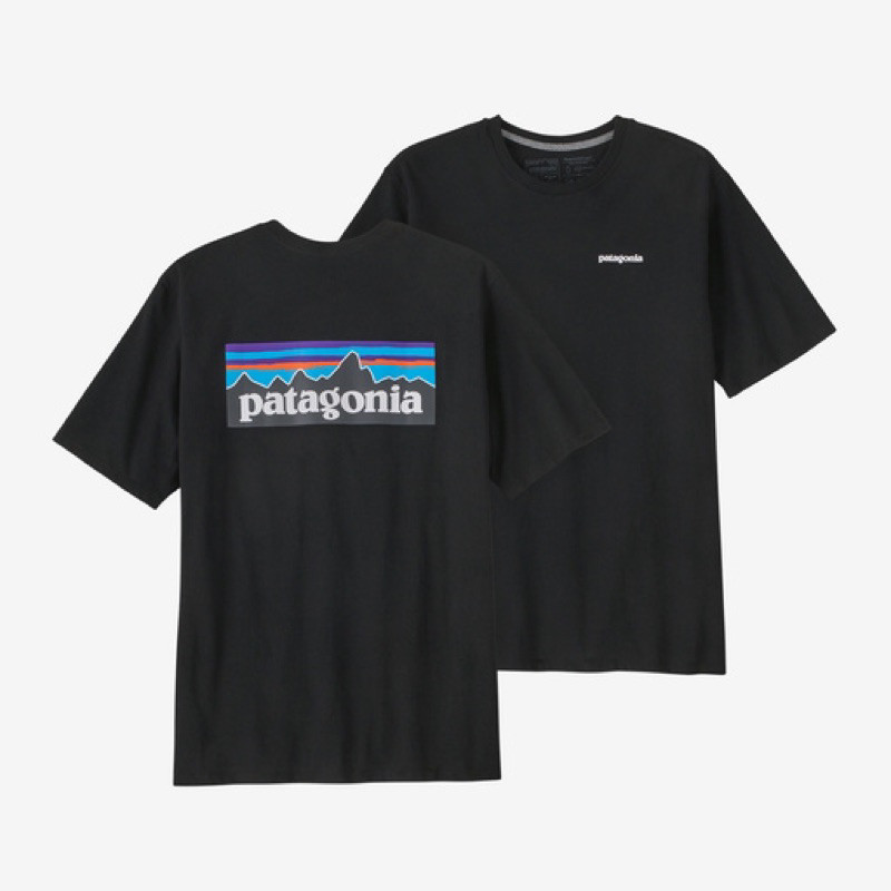 2024 ของแท้ เสื้อยืด Patagonia Logo Responsibili-T shirt