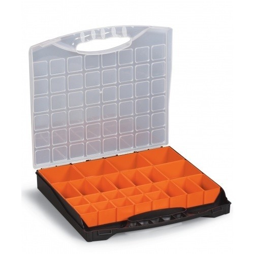 room_shop101 PORT-BAG กล่องเครื่องมือช่าง (ถอดไส้ในได้) รุ่น PP05 ดำ-ส้ม