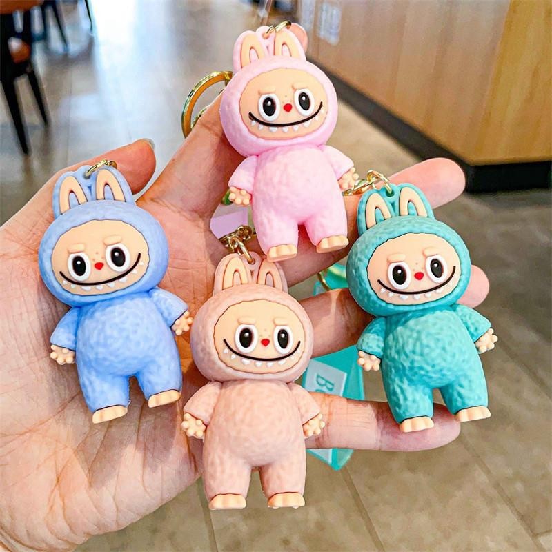 Labubu Stuffed Doll Blind Box The Monsters Exciting Macaron Vinyl Face Mystery Surprise Box Doll Guess Box Keychain Gift