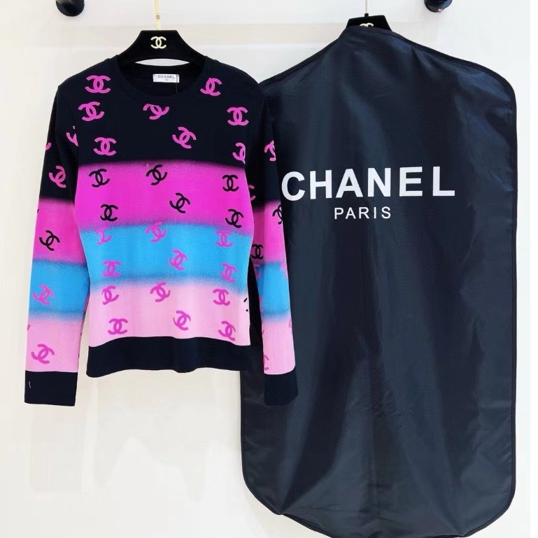 ♥ เช็คสินค้าก่อนสั่ง Chanel สเวตเตอร์ เสื้อยืด แขนยาว ทรงเข้ารูป นิ่ม เด้ง ยืดได้เยอะ ชาแนล