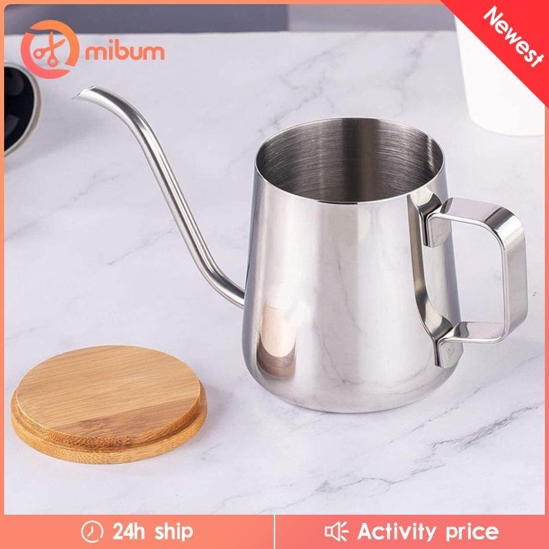[Mibum ] Pour over Coffee Kettle 250 ml พร ้ อมฝาปิด Coffee Tea Pot Coffee Bar