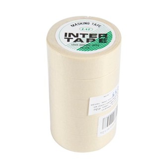 INTER TAPE เทป เทปกาว กระดาษกาว เทปกาวหนังไก่ 3/4 นิ้ว ตราอิ…