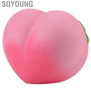 Soyoung ความเครียดบรรเทาบีบของเล่นกลิ่นพีชผลไม้ช้า Rising Soft ของเล่นเด็กบรรเทาของขวัญ
