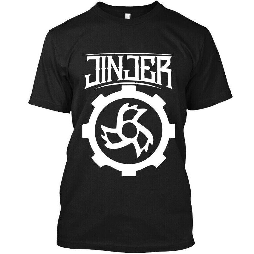 Limited New Jinjer Progressive Metal Rock Band Music Graphic Logo T-Shirt