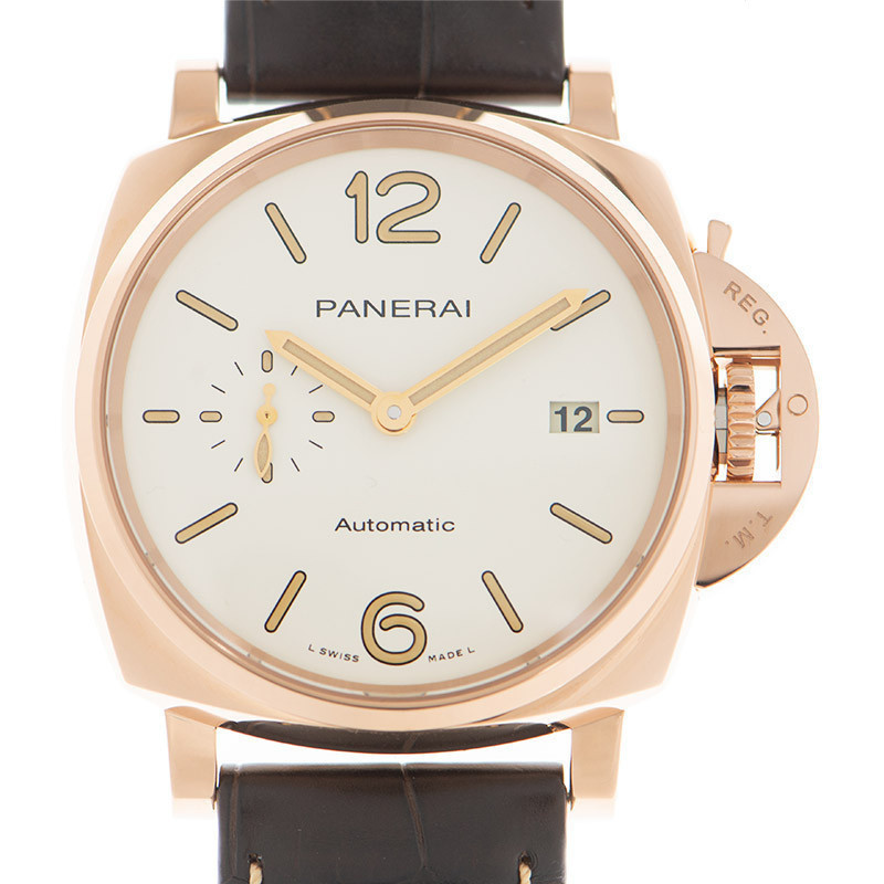 Panerai Panerai Panerai LUMINOR DUE Rose Gold 42mm Mechanical Men 's Watch PAM01042