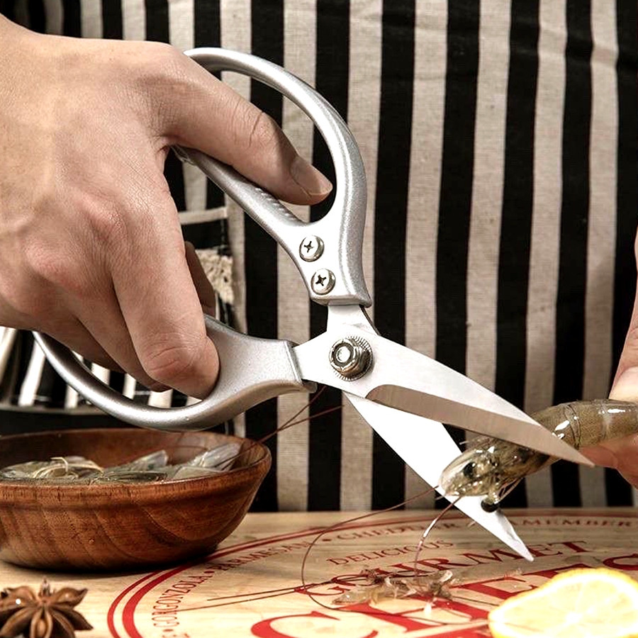 กรรไกรสแตนเลส SK5 กรรไกรตัดเนื้อตัดอาหาร อุปกรณ์ทำอาหาร กรรไกรอเนกประสงค์ กรรไกรญี่ปุ่น