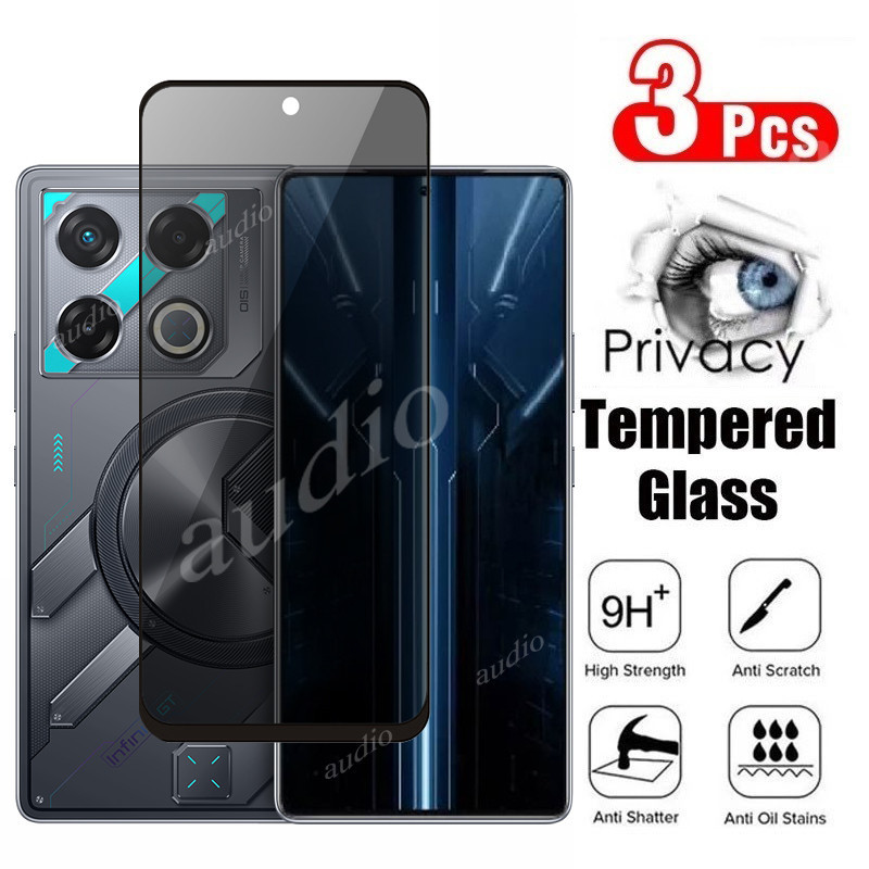 Infinix GT 50 Pro 5G ความเป็นส่วนตัวป้องกันหน้าจอกระจกนิรภัยป้องกันฟิล์มสําหรับ Infinix GT 20 30 50 