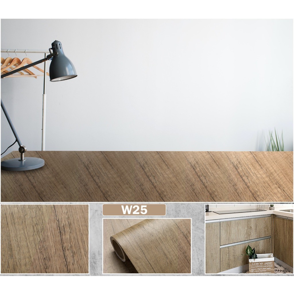 WOOD PATTERN WALLPAPER (W25) / วอลเปเปอร์ติดผนังอเนกประสงค์