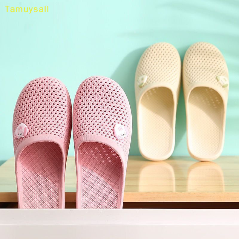 [TAMU ] แฟชั ่ น Candy Color Hollow Toe รองเท ้ าแตะลําลองกันน ้ ํากันลื ่ น YSA