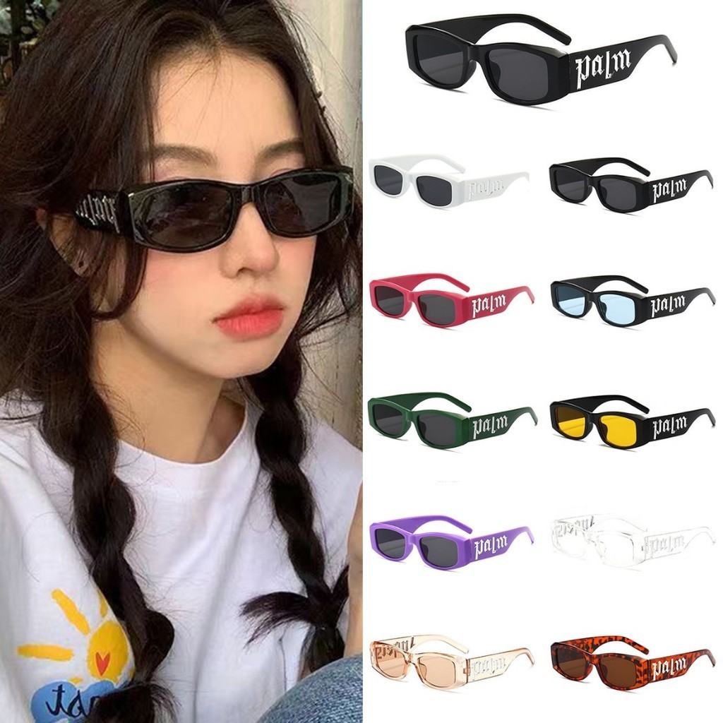 แว ่ นกันแดดตัวอักษรกรอบสี ่ เหลี ่ ยมอินเทรนด ์ สําหรับเด ็ กผู ้ หญิง