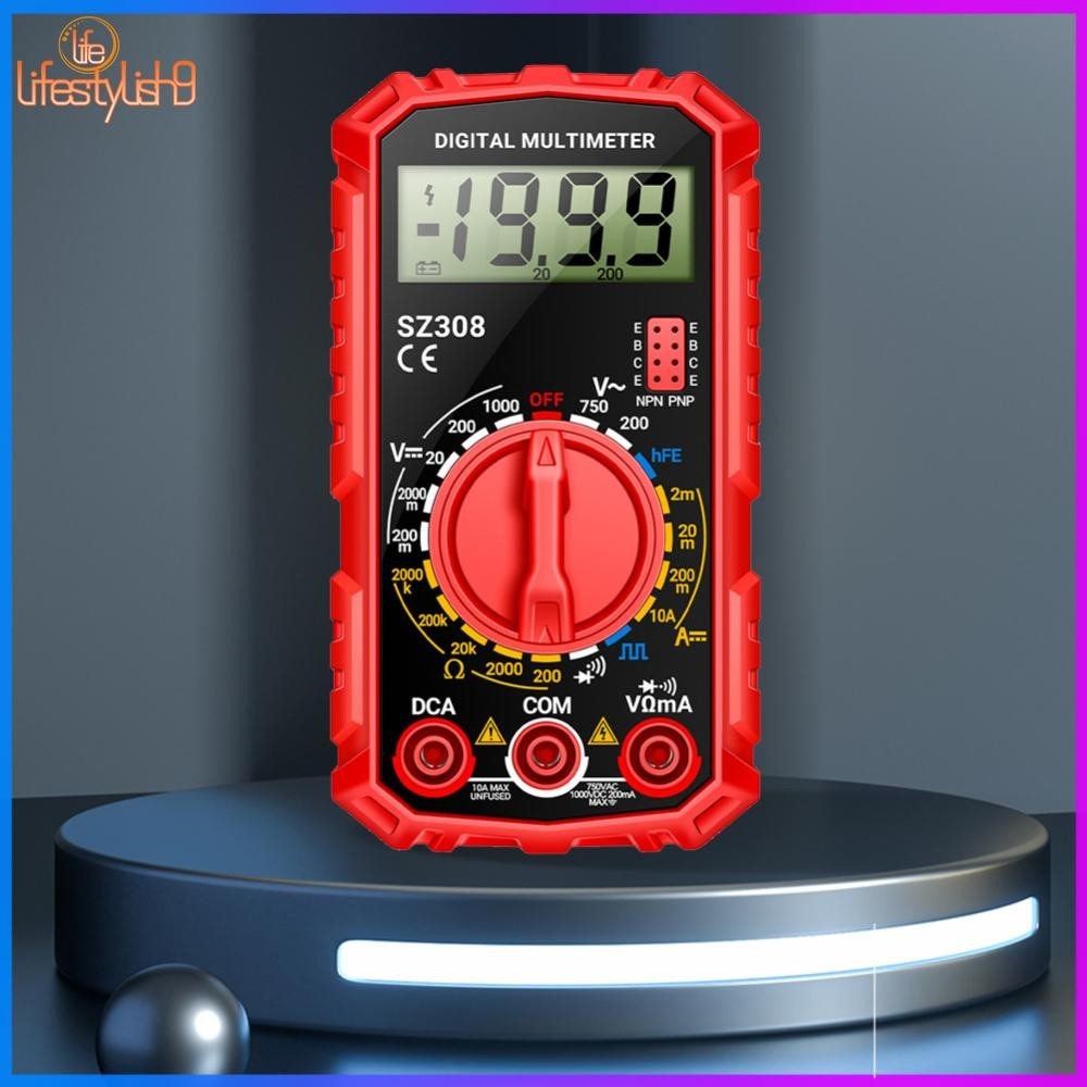 Aneng SZ308 1999 นับมัลติมิเตอร์แบบดิจิตอล Ac และ Dc เครื่องทดสอบมัลติฟังก์ชั่นความแม่นยําสูงแรงดันไ