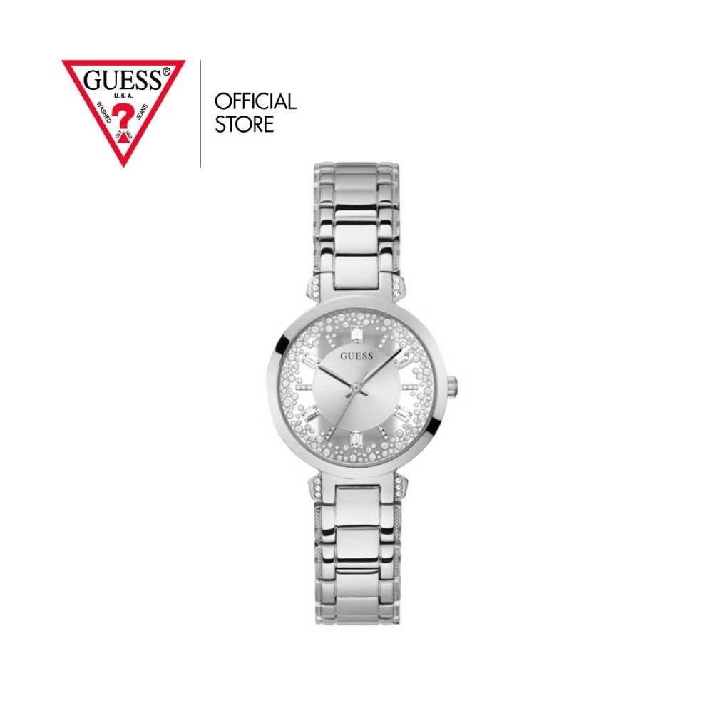 GUESS นาฬิกาข้อมือรุ่น CRYSTAL CLEAR GW0470L1 สีเงิน