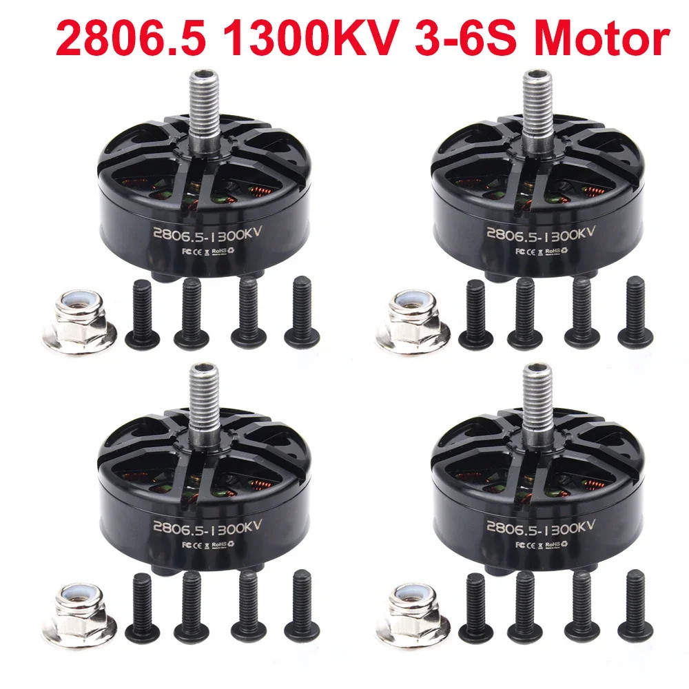 SK 1/2/4PCS 2806.5 2807 1300KV Brushless Motor 3-6S For FPV Racing Freestyle Frame Drones APEX Mark4