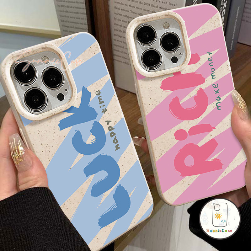 แฟชั่นโชคดีภาษาอังกฤษ Realme C51 C21Y 11 C15 5 5i C21 10 C55 C53 C25Y 8i 9Pro+ C35 C20A C20 6i C25 C33 C3 C20 C12 C11