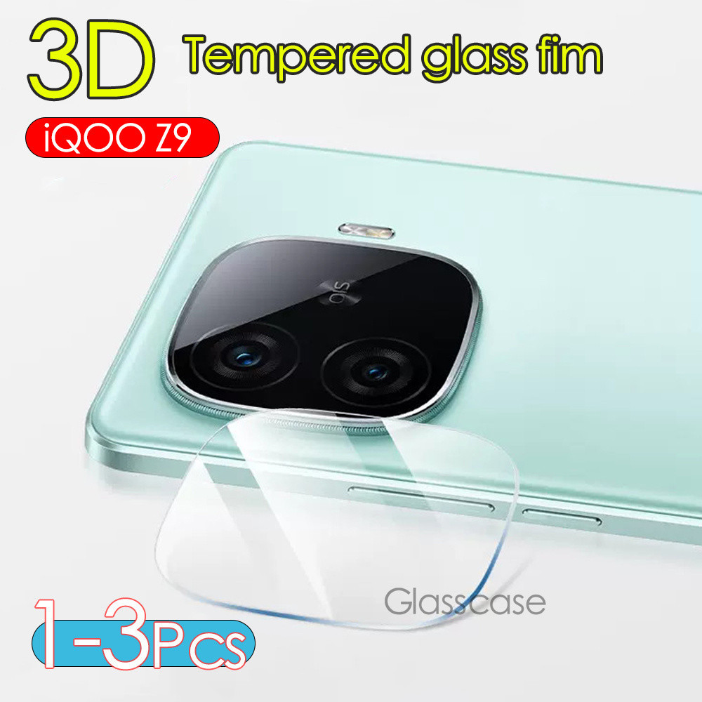 1-3 ชิ้น 9H โค้งกระจกนิรภัยสําหรับ Vivo iQOO Z9 X Turbo Z9X Z9Turbo iQOOZ9X iQOOZ9Turbo V2361A V2353