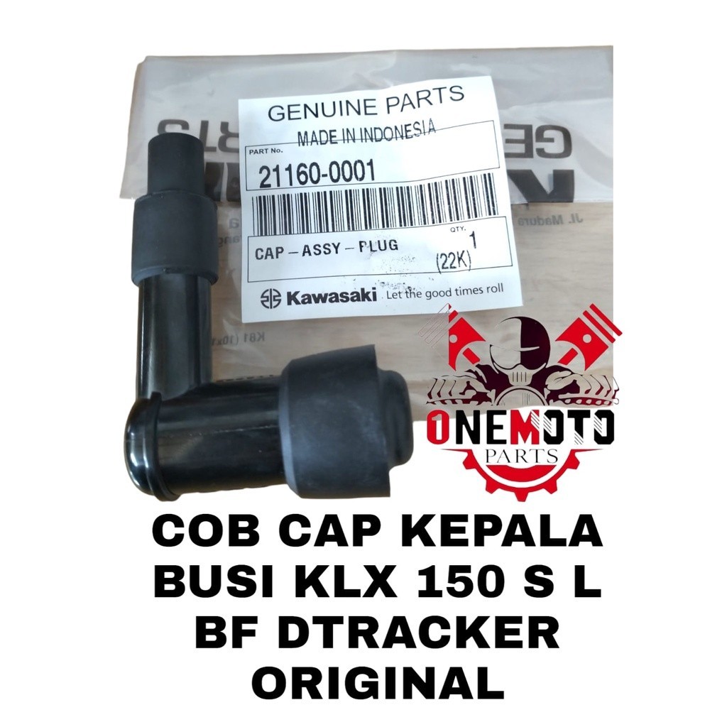 Orimoto - COB CAP SPARK PLUG HEAD สําหรับ KLX 150 SL BF DTRACKER ORIGINAL 21160-0001