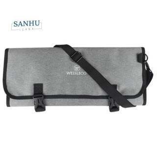 【sanhui14b4 】 Wessleco กระเป ๋ ามีดเชฟกระเป ๋ าม ้ วนกระเป ๋ าถือ