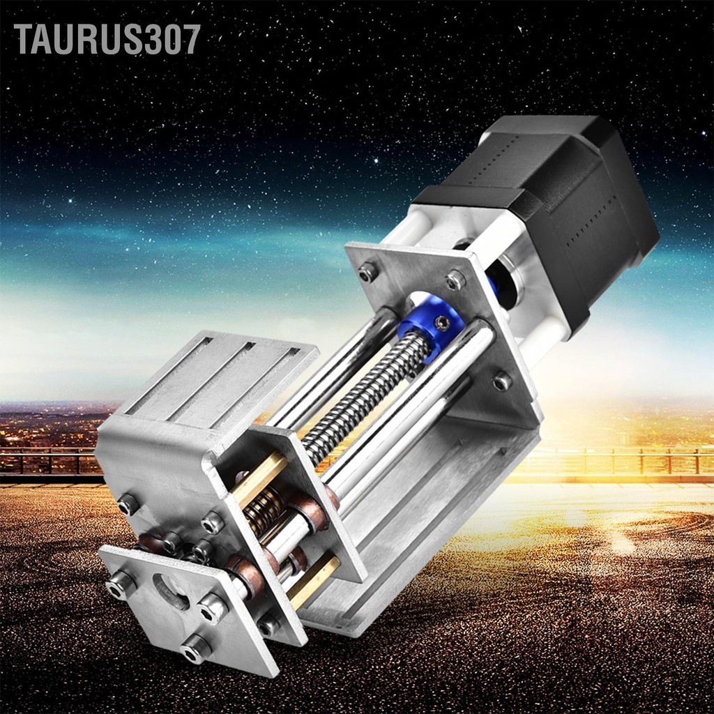Taurus307 แกน Z สไลด์ 60 มม. DIY เครื่องกัดการเคลื่อนที่เชิงเส้นสำหรับงานไม้เครื่องแกะสลัก CNC