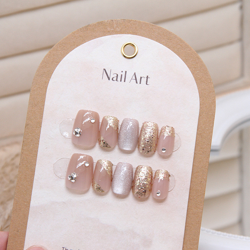Pile Drill Cats Eye เล็บมือหูที่ถอดออกได้ชิ้นเล็บขนาดเล็กสั้น T Live เล็บชิ้นแบ่งรหัส