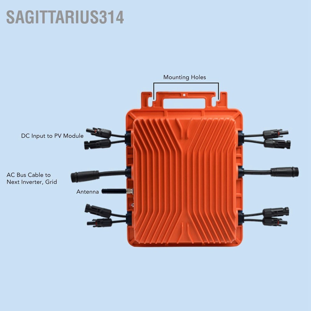 Sagittarius314 Solar Grid Tie Micro INVERTER WIFI อัตโนมัติ Power 1600W EU Plug 230V