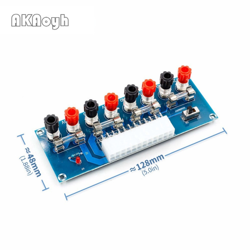 Xh-m229 Desktop PC Power ATX Transfer Board Supply โมดูลแหล ่ งจ ่ ายไฟที ่ แม ่ นยํา 24Pin