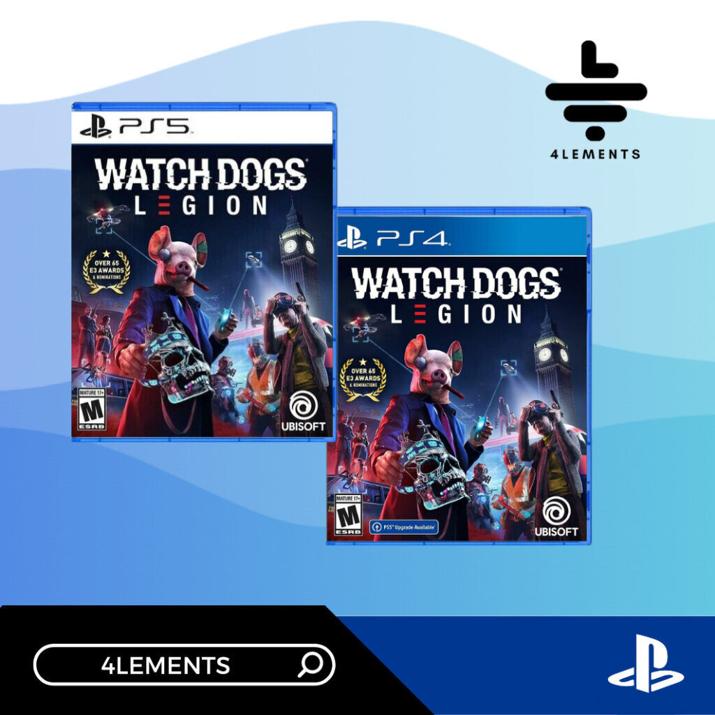 (พร้อมส่ง) PS5 PS4 WATCH DOGS LEGION (GAME) (ENG) (มือ1) (FREE UPGRADES PS5)