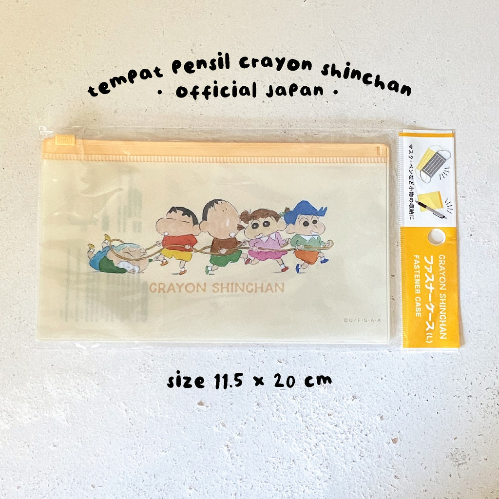 Original Japan Pencil Caseshinchan And Friends Pencil Case Japan Daiso Official
