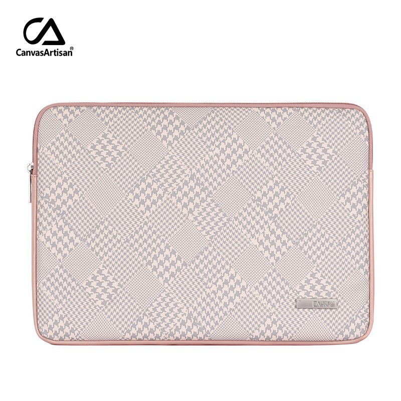 CanvasArtisan Swallow Gird Laptop Sleeve Bag Waterproof Shockproof Cover for Tablet Carrying Case for Matebook Air Pro A