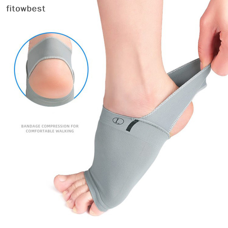 Fbth 1 คู ่ แขนสนับสนุน Plantar Fasciitis Heel Spurs Strap Foot Care Insoles QDD