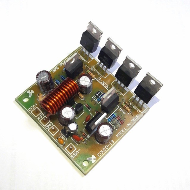 บอร์แอมป์ เครื่องขยายเสียง มอสเฟต รุ่นN-300 N-CH NOSFET 300W rms แท้ๆ