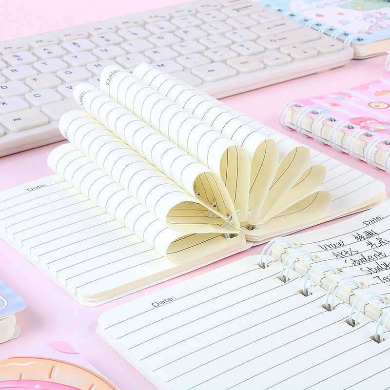 สมุดโน๊ตการ์ตูนขนาดเล็ก A7 สมุดจด สมุดบันทึก มีเส้น ลวดลายน่ารัก - รูปที่ 6