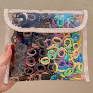 200-2500 ชิ้น เซต ยางรัดผม สําหรับเด็ก แฟชั่นเกาหลี ที่เรียบง่าย ยืดหยุ่นสูง ยางรัดผม เด็กผู้หญิง เครื่องประดับผม