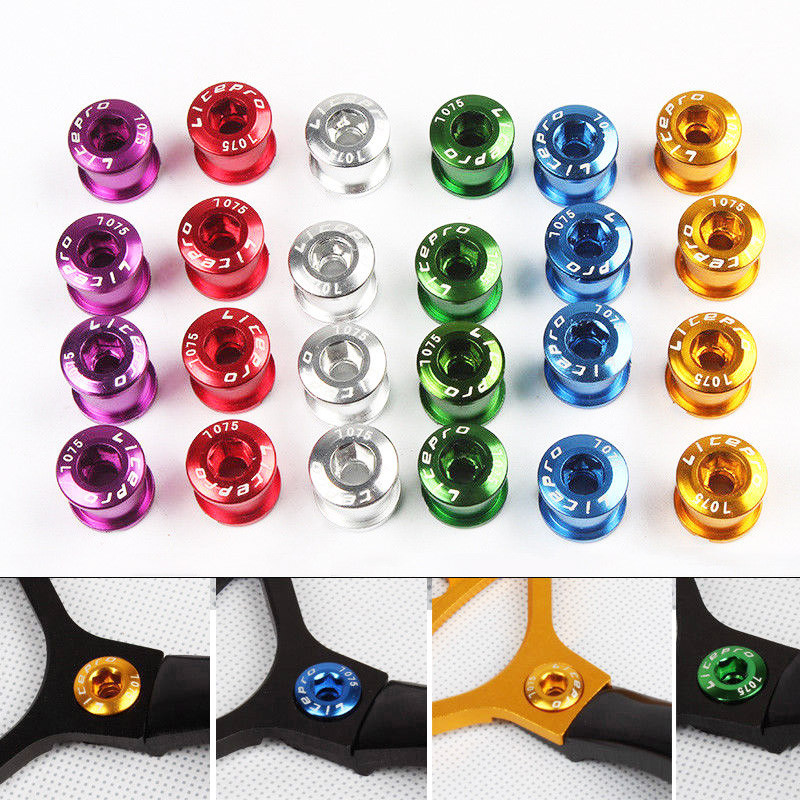 Litepro 5 PCS จักรยาน Crank Bolt สําหรับ Brompton จักรยานพับ Crankset สกรู BMX MTB Chainring